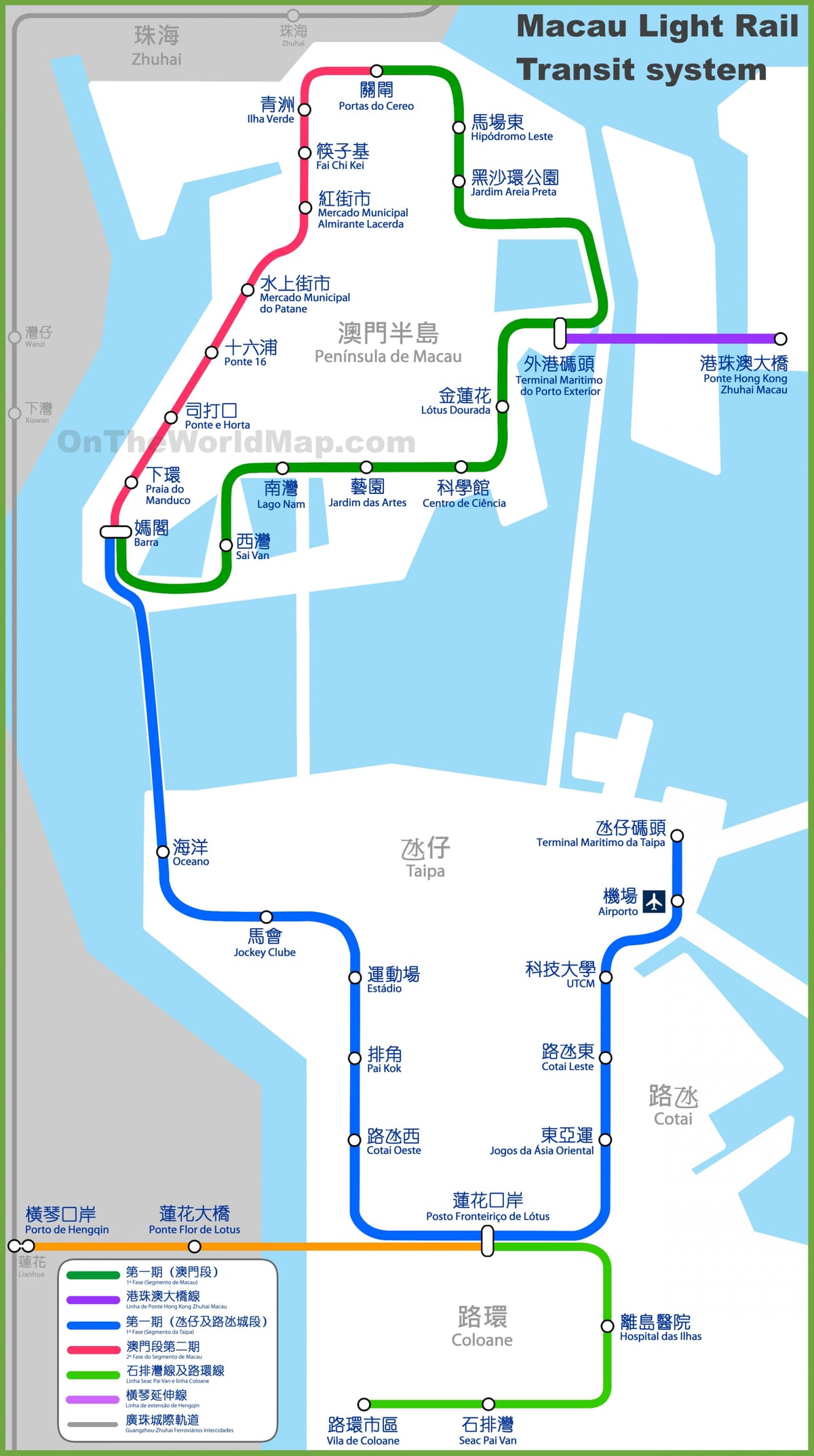 Macau mtr peta