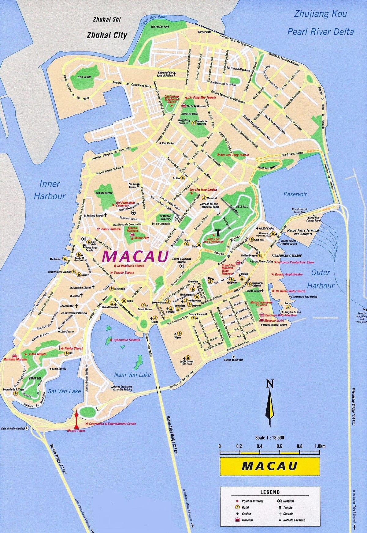 Macau Macau peta
