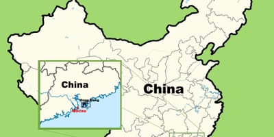 Peta Macau asia